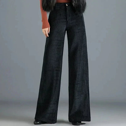 The Verona Velvet Wide-Leg Trousers
