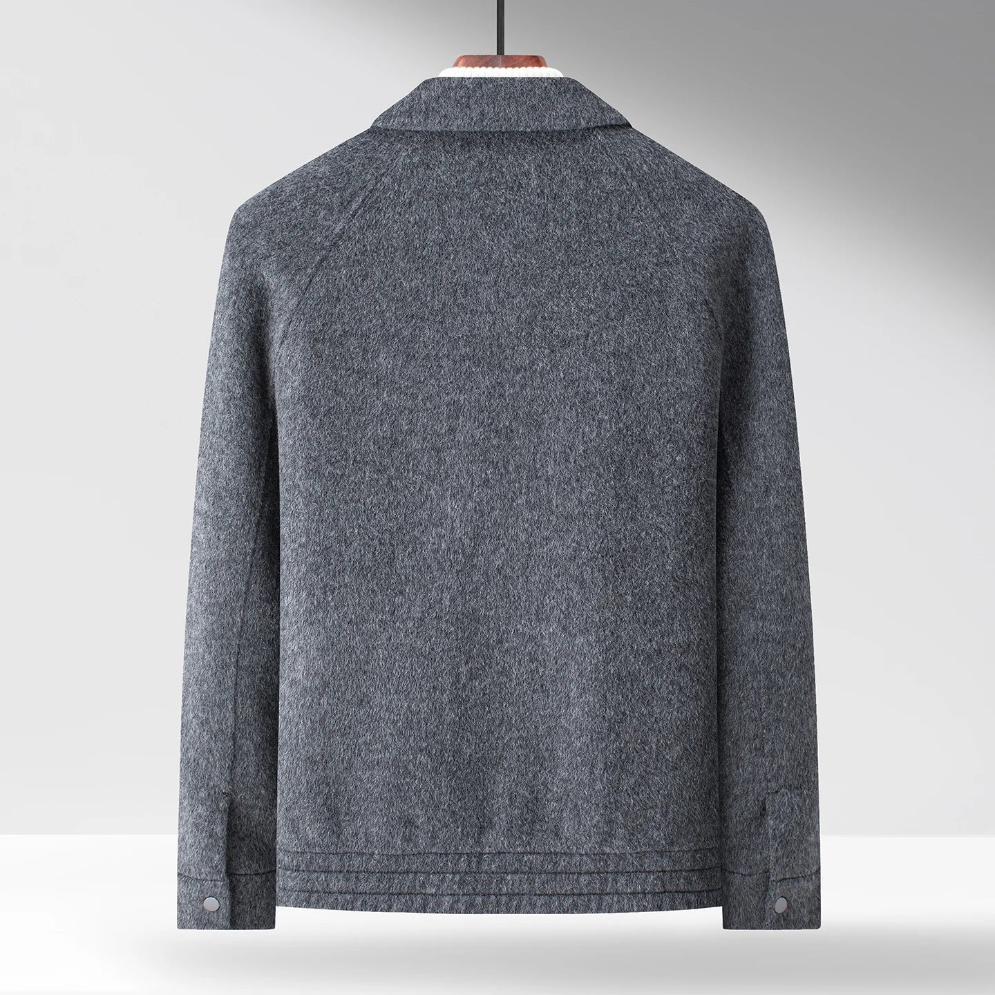 Men’s Wool-Blend Zip-Up Jacket