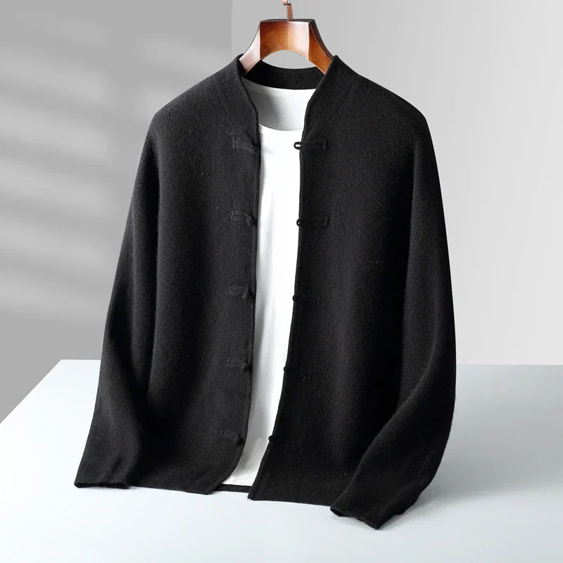 The Kyoto Minimalist Button Cardigan