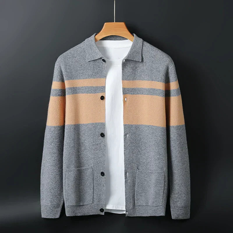 The Heritage Stripe Knit Cardigan