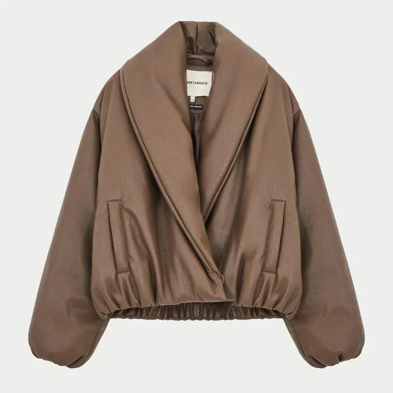 The VelvetRidge Wrap Puffer
