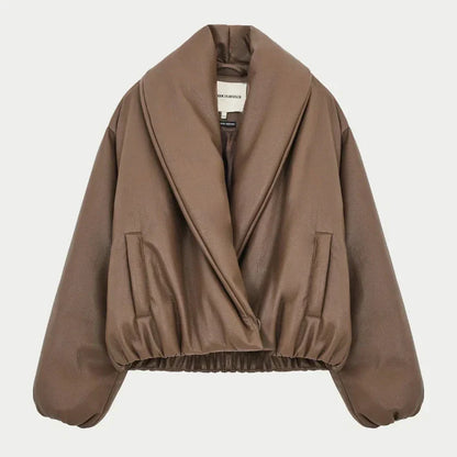 The VelvetRidge Wrap Puffer