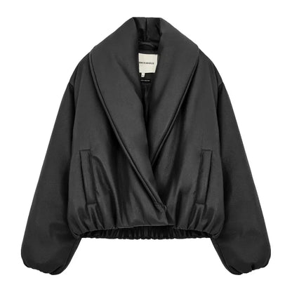The VelvetRidge Wrap Puffer